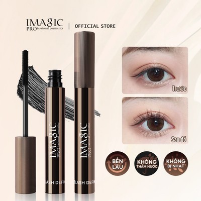 Imagic Kem Tạo Kiểu Lông Mi Mascara Lâu Dài Chống Thấm Nước Trang Điểm Mắt Nhanh Khô Không Dính Lông Mi Primer