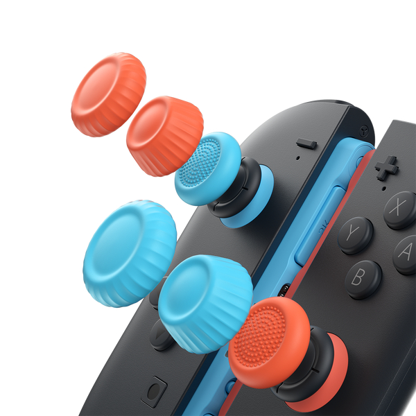 JSAUX Mũ cần điều khiển đa chế độ  và tay cầm ngón tay cái với bộ bảo vệ đòn bẩy cho Switch 2-GP0404