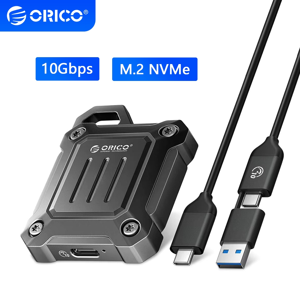 ORICO M.2 NVMe 2230 Vỏ SSD 10Gbps USB 3.2 Loại C Gen2 Mini Bên Ngoài Ổ Cứng Thể Rắn Vỏ Kim Loại Chốn