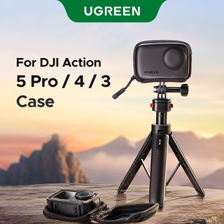 Ốp Lưng Camera Mini UGREEN Cho DJI Action 5 Pro / 4 / 3 Thiết Kế 2 Trong 1 Cho Lồng Camera Trần Sử Dụng IPX4 Chống Thấm Nước