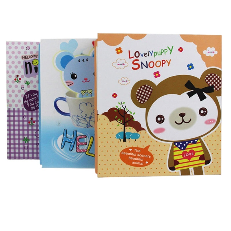 Album Ảnh 5R 100 Chiếc 5x7 Inch 5R Album Sách Cho 7 Inch Photobook Có Hộp Họa Tiết Gấu Dễ Thương