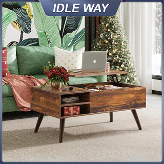  Bàn cà phê nâng đa năng bàn phụ ghế sofa gia đình bàn gỗ MDF có ngăn lưu trữ bàn đa năng 