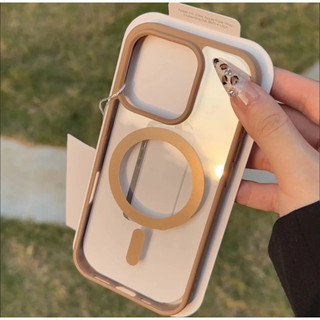 Ốp Điện Thoại Túi Khí Chống Rơi Màu Đen Nhám Hít Nam Châm Cho iPhone 16 ProMax16 Plus 15 14 Pro Max13 12 11 Pro Max X XR Xs Max 7 8 Plus