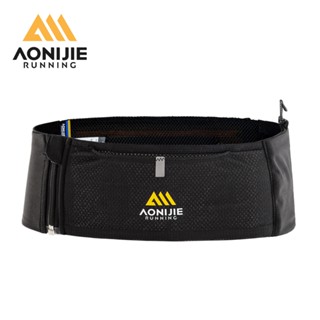 Aonijie W8122 Đai chạy bộ đa chức năng Fanny Pack có dây kéo, Bật và tháo tiện lợi, Gói thắt lưng thoáng khí