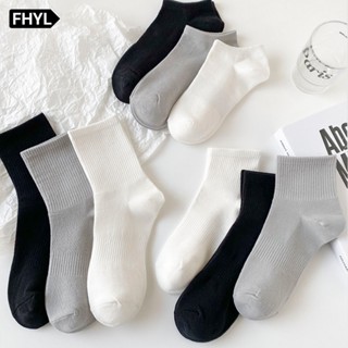 Vớ thể thao FHYL cổ cao/ vừa/ thấp cotton khử mùi nhiều màu sắc tùy chọn thời trang mùa hè dành cho nam