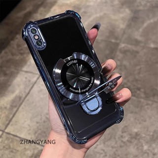 Ốp Lưng Cho iPhone X Xs Xr Xs Max Ốp Điện Thoại Silicon Chống Rơi Thẩm Mỹ Có Giá Đỡ Điện Thoại Chức Năng Thiết Kế Hình Chữ U Vỏ Mềm TPU Mới 