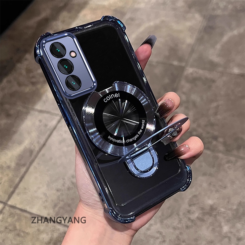 Ốp Lưng Dành Cho Samsung A35 5G A55 5G Vỏ Điện Thoại Silicon Chống Rơi Thẩm Mỹ Có Giá Đỡ Điện Thoại Chức Năng Thiết Kế Hình Chữ U Vỏ Mềm TPU Mới