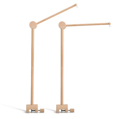1pc Giá đỡ gỗ chuông cũi đơn giản 360° Cũi Cho Bé Di Động Tay Giá Đỡ Sơ Sinh Giường Chuông Cho Bé Cũi Giá Đỡ Cố Định Phụ Kiện