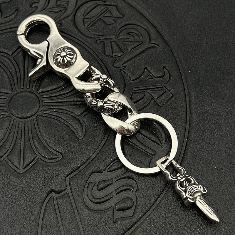 Móc khóa dây chuyền nam xúc xắc rắn, dây chuyền túi Retro Mặt dây chuyền túi chéo độc đáo