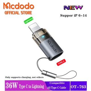  Bộ sạc Mcdodo 36W PD Type C sang Lightning  Lightning sang Type C  Cho iPhone 16 Pro Max 15 14 13 12 11 Xr 8 OT 761 763 