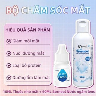  Ống kính UYAAI Nước ngâm và Ống kính mắt nhỏ Rửa mắt giúp làm sạch bụi bẩn giúp giảm khô mắt rửa mắt 