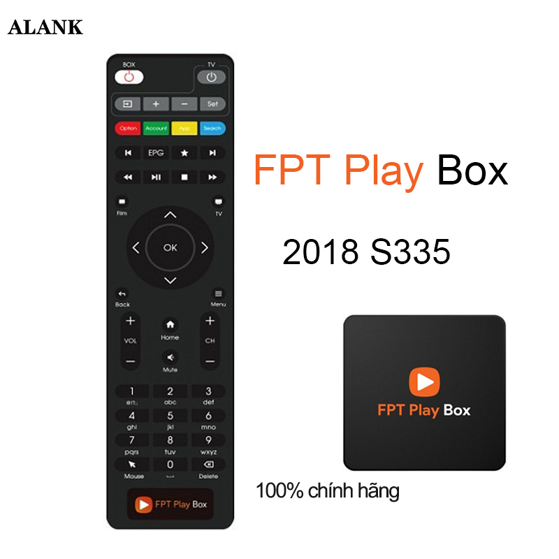 ALANK Điều Khiển Thay Thế Cho FPT Play Box 2018 S335