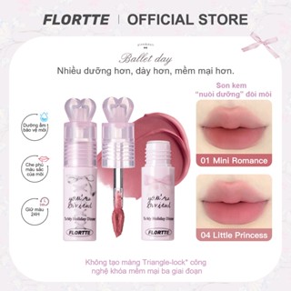 Kem Dưỡng Môi Dạng Phim FLORTTE Small Bowknot Series (6 Màu) 2.2g FLORTTE Official Store