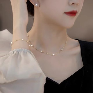  Vòng cổ   Vòng tay ngọc trai nước ngọt tự nhiên dành cho nữ Vòng cổ ngọc trai thật thanh lịch Bán buôn 