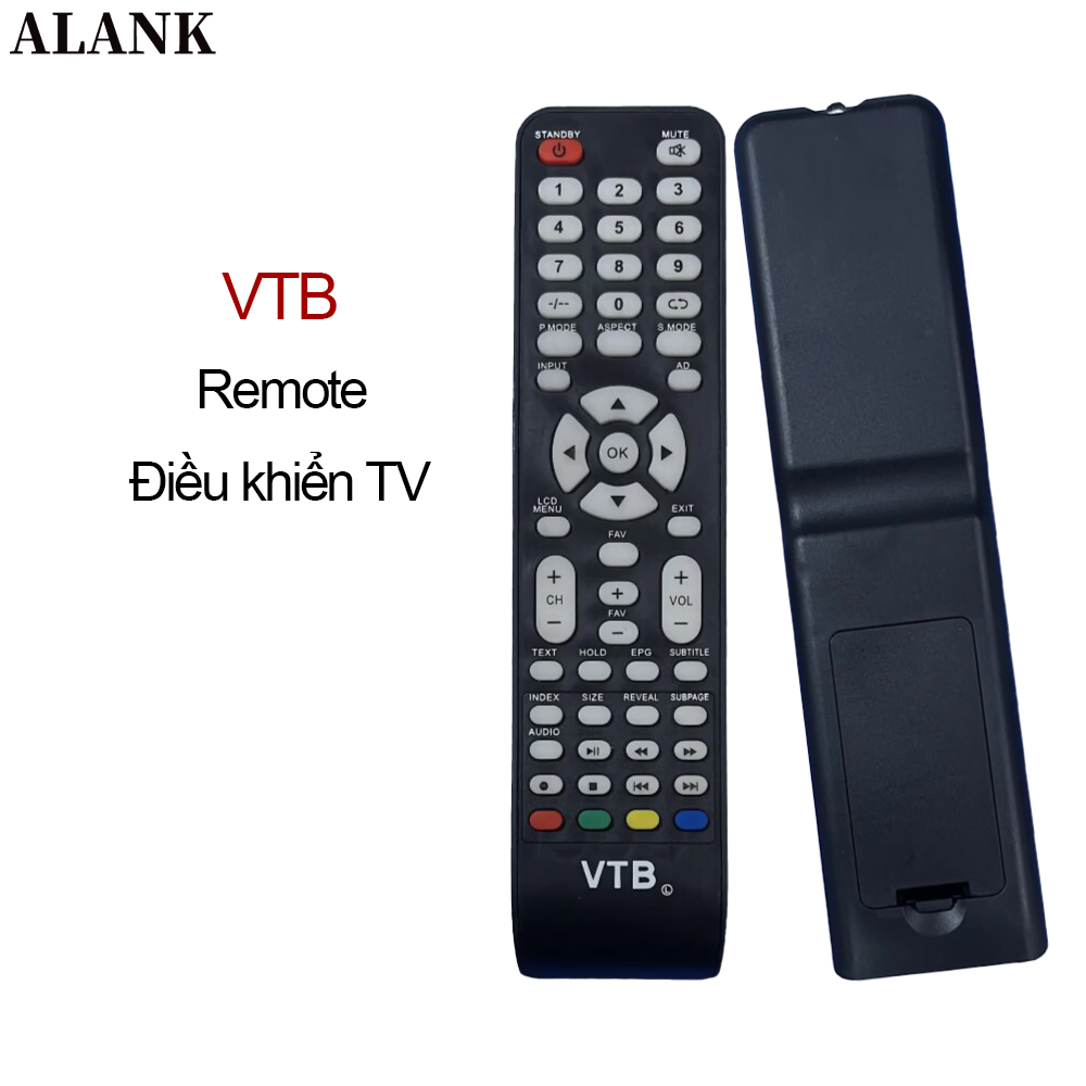 ALANK chính hãng Remote TIVI điều khiển TV VTB (Điều khiển hồng ngoại)