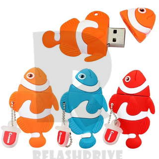 Ổ đĩa flash sáng tạo bằng silicon hình chú hề Ổ đĩa flash chống thấm nước và chống ẩm USB 2.0 1GB 2GB 4GB 8GB 16GB 32GB 64GB 128GB Ổ đĩa flash USB mini 2TB với ba màu