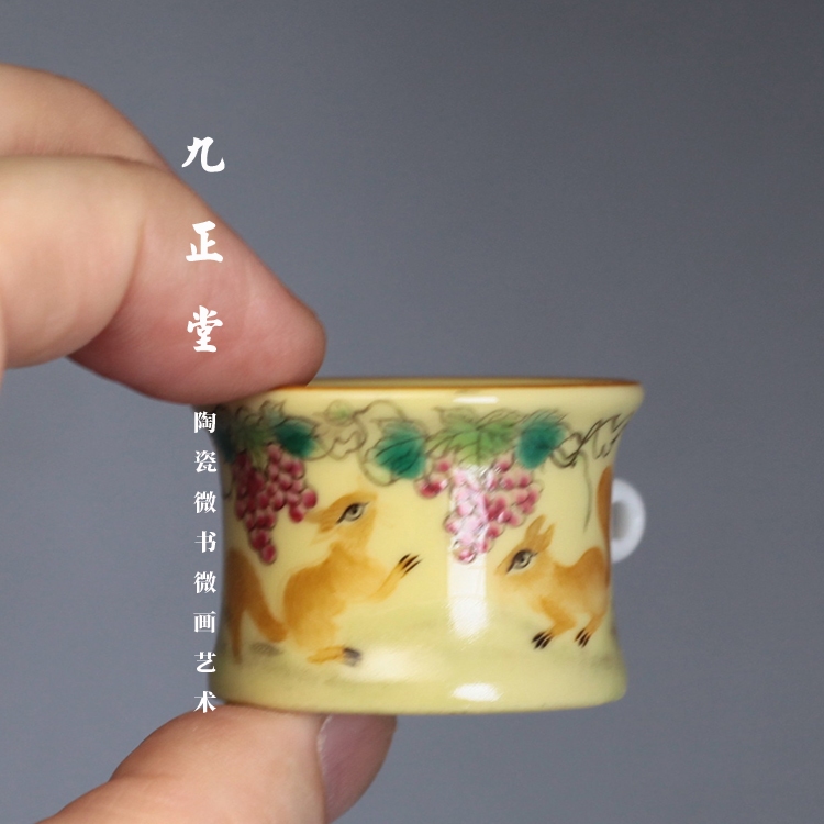 Bộ 1 cóng - Cóng Chào Mào - Cóng Choè Lửa - Cóng chim vẽ tay - Cửu Chính Đường - Sóc