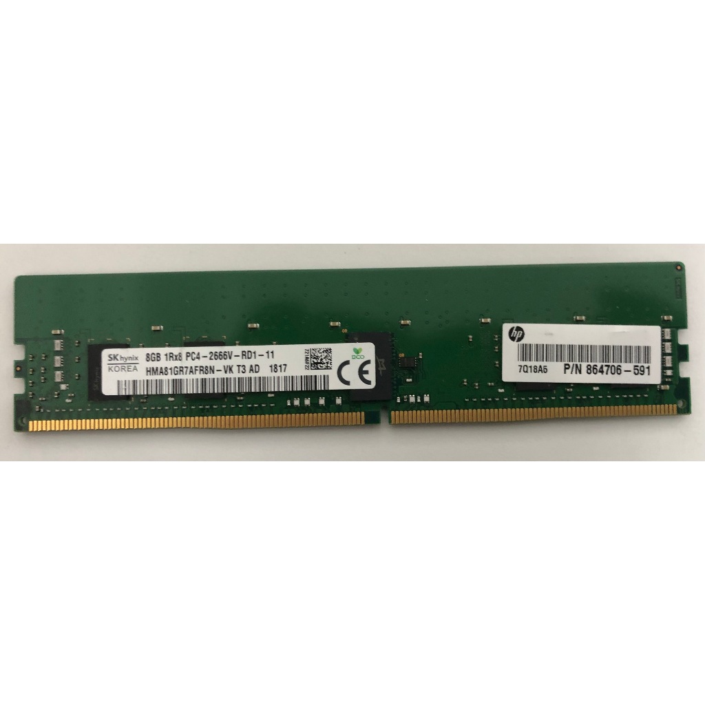 Cho X99 SERVER SK hynix 8GB PC4-2666V 2666MHZ DDR4 Máy trạm RAM ECC đã đăng ký