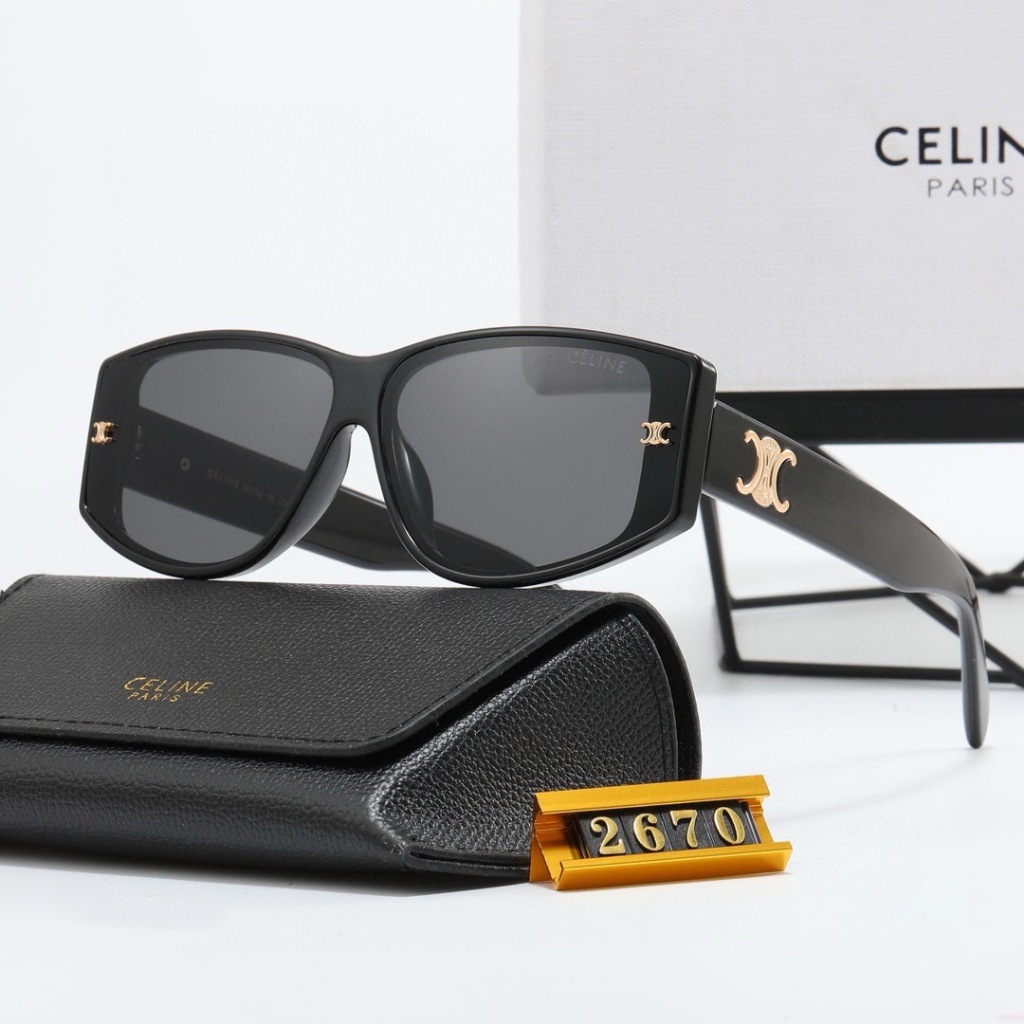 Phong Cách Mới Celine Kính Mát Độc Đáo Hợp Thời Trang Khung Nhỏ Châu Âu Mỹ Chụp Ảnh Đường Phố Kính M