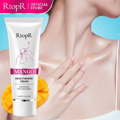 RtopR Mango Kem Da Cổ Dưỡng ẩm Chăm sóc da Cổ khô Nếp nhăn cổ Chống lão hóa Chống Nếp Nhăn Làm Trắng 40g