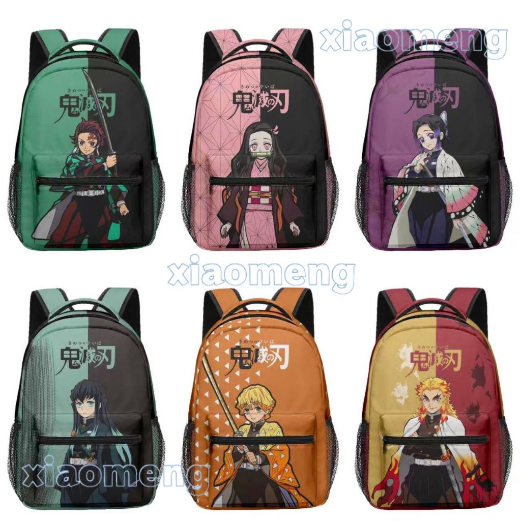 Túi đi học Demon Slayer nezuko tanjiro muichiro ba lô dành cho học sinh