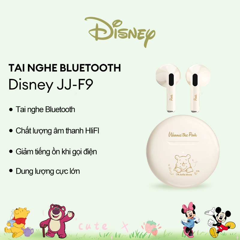 Tai nghe không dây Disney JJ-F9 Bluetooth HD Stereo Smart Voice Band Microphone Bluetooth 5.3