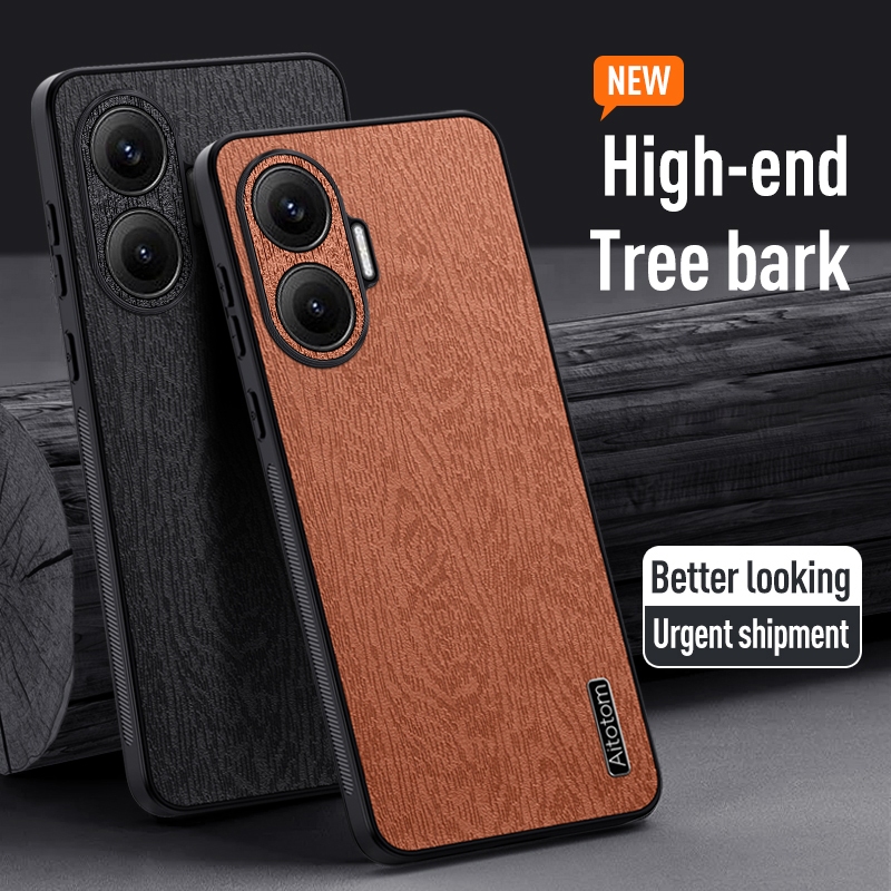 Ốp Da Cho Xiaomi Redmi Turbo 4 Pro Turbo4 Pro Turbo4Pro Ốp Điện Thoại Họa Tiết Cây Sang Trọng Bao Mờ