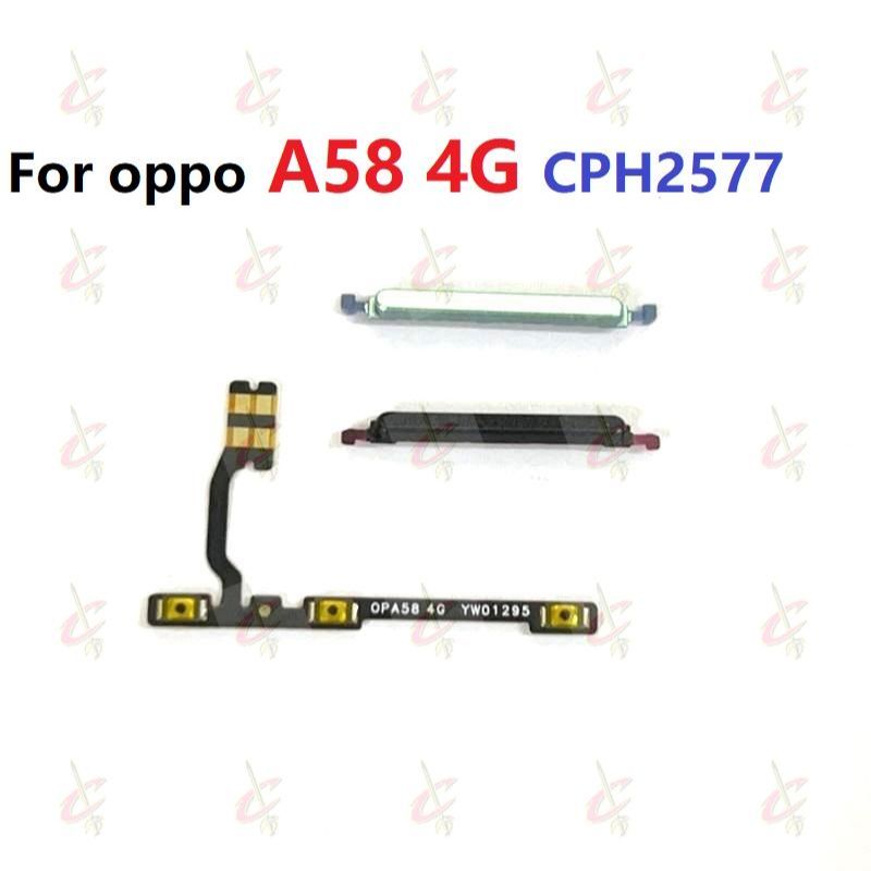 Cáp Dây Nút Nguồn âm lượng Bên Ngoài cho OPPO A58 4G CPH2577