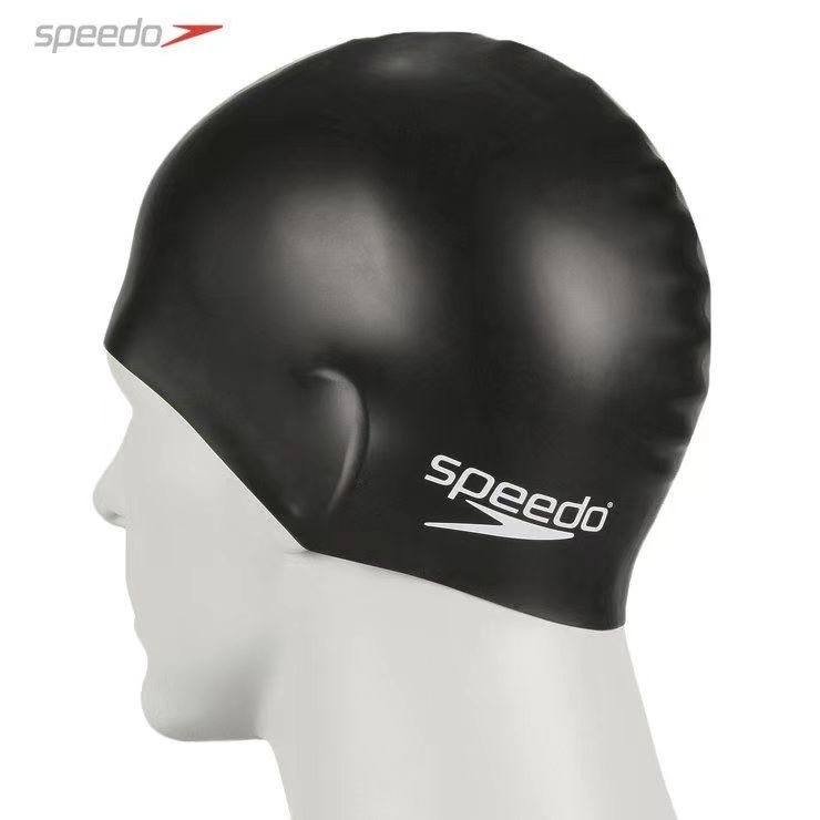 Mũ bơi phát hành nước bằng silicon Speedo Speedo Speedo Silicone Mũ bơi chống thấm nước Tóc dài Kích