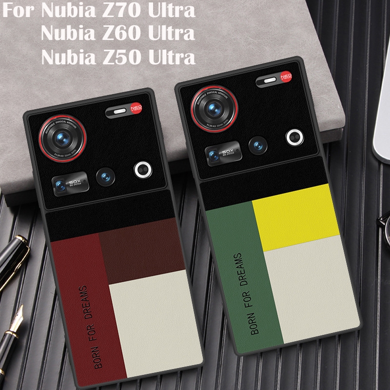 Ốp Lưng Z70Ultra Cho Nubia Z60 Ultra Z70 Ultra Z50 Ultra Độc Đáo Nối Họa Tiết Lưới Chống Sốc Vỏ Điện