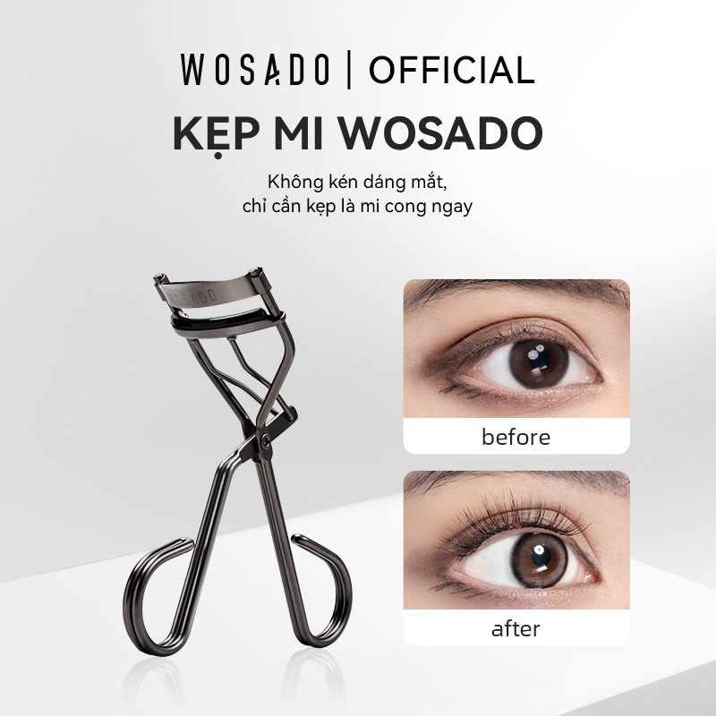 Kẹp mi cong lâu WOSADO Curler Clip lông mi Dụng Cụ Uốn Lông Mi