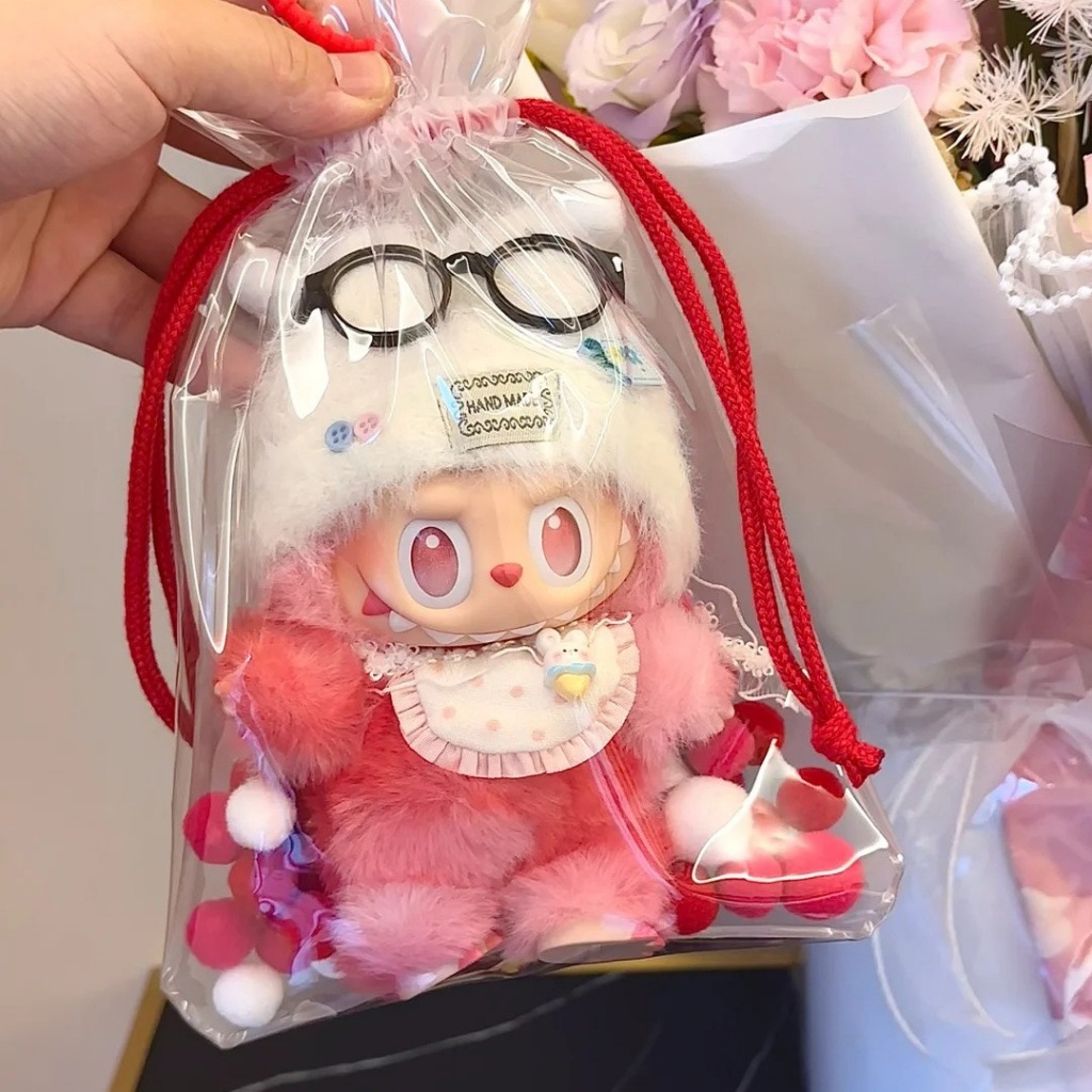 Túi đựng búp bê labubu v3, Túi chống bụi, Túi đựng đồ, Túi bảo vệ Dimoo (Không bao gồm búp bê)