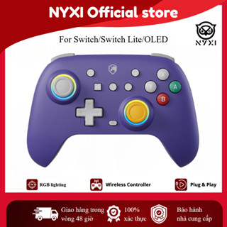  Bộ điều khiển NYXI Wireless Pro cho Nintendo Switch   Switch Lite   OLED - Bộ điều khiển chơi game có cần điều khiển hiệu ứng Hall Chức năng đánh thức Macro có thể lập trình Con quay hồi chuyển 6 trục & Turbo 