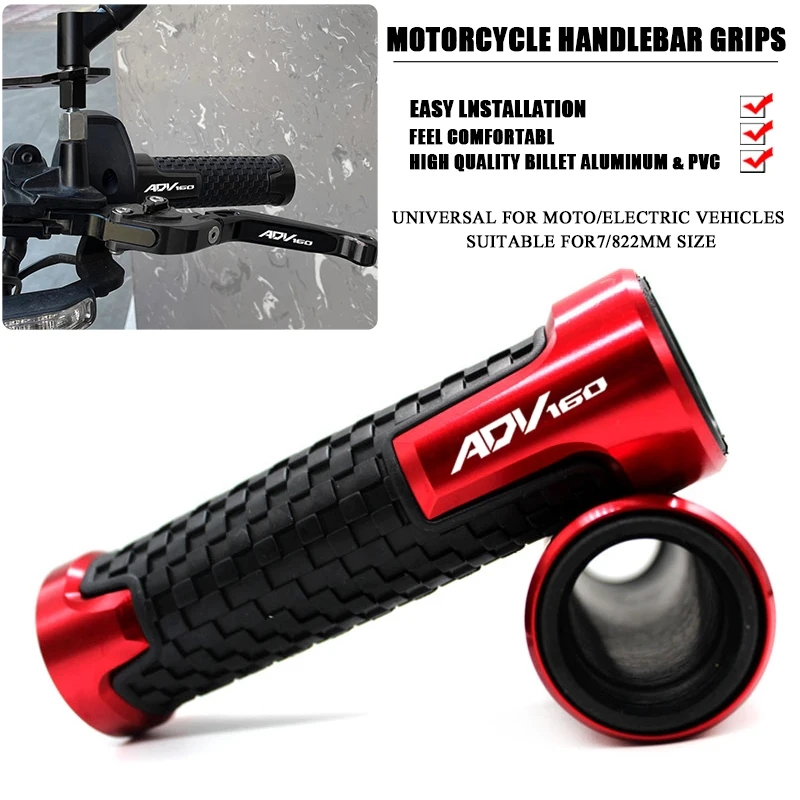 Tay cầm 7 / 8 '' 22MM cho HONDA ADV160 ADV 160 2022 2023 Tay lái đua xe máy