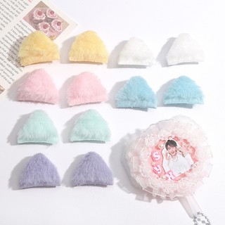 10 Cái / túi Nhiều Màu Polyester Hai Mặt Sang Trọng Tai Thỏ Mèo Cho Đồ Trang Trí DIY Phụ Kiện Trang Phục Đảng Ủng Hộ