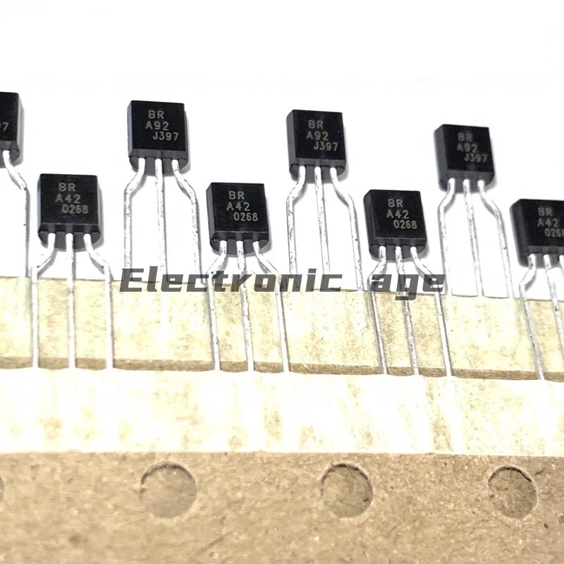 100 Cái MPSA42 MPSA92 A42 A92 Zoom 100 ~ 200 CJ hoàn toàn mới ​​Bóng bán dẫn bện chân đồng