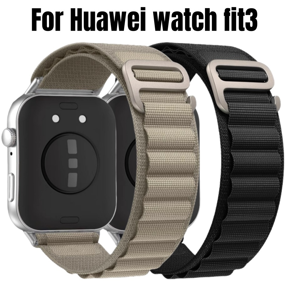 Huawei watch fit 3 Alpine loop Dây đeo nylon Dành cho huawei fit3 Vòng đeo tay thay thế thân thiện v