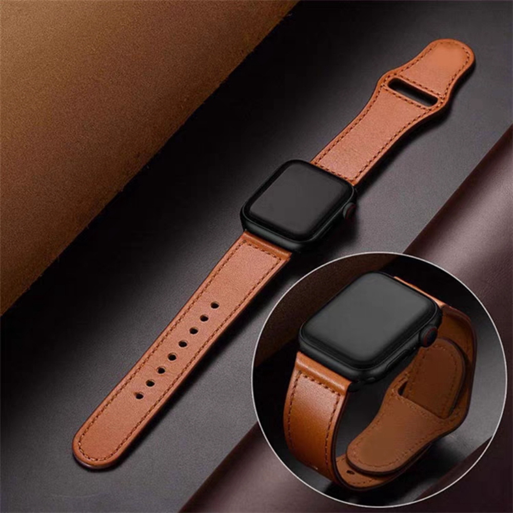 Vòng da Tương thích với dây đeo Apple Watch nam nữ 38mm 40mm 41mm 42mm 44mm 45mm 46mm Dây đeo