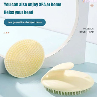👑GK👑Bàn Chải Dầu Gội Silicon Làm Sạch Gàu Massage Da Đầu Magic Massage Lược Chống Ngứa Thiết Bị Trầy Xước Đầu Massage Mềm Bàn Chải Làm Sạch Sản Phẩm Tóc Bàn Chải Chống gàu