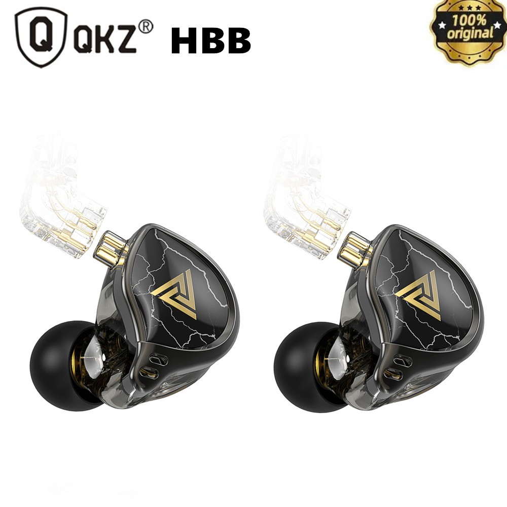 Qkz x HBB 10mm Titan-Coated màng HiFi In Ear Monitor Tai nghe Sâu bán mở