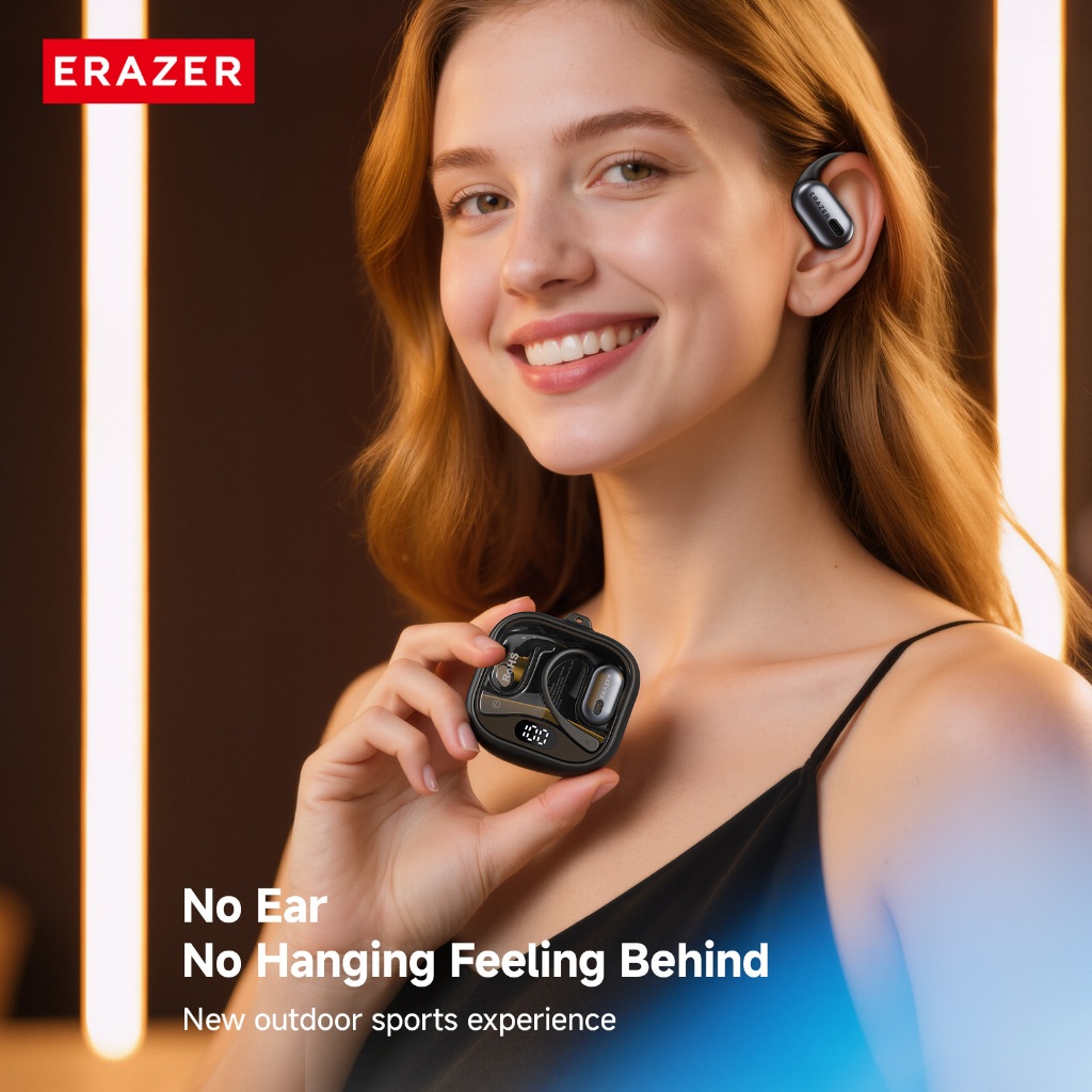 ERAZER XF53 Tai Nghe Phiên Dịch Al Dịch thuật thời gian thực thông minh Tai nghe Bluetooth loại bỏ tiếng ồn Tai nghe không dây Bluetooth 6.0 Tai nghe không dây âm thanh nổi HiFi | BigBuy360 - bigbuy360.vn