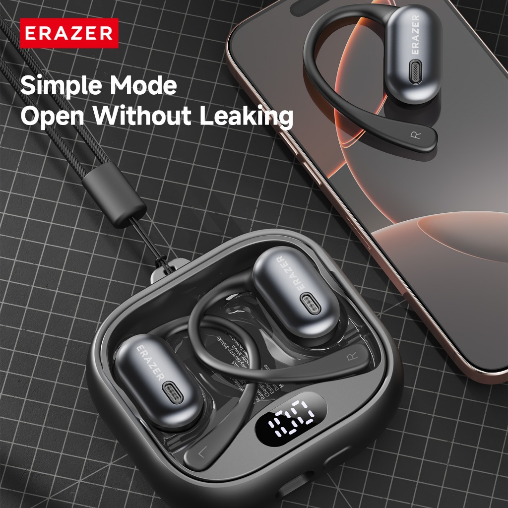 ERAZER XF53 Tai Nghe Phiên Dịch Al Dịch thuật thời gian thực thông minh Tai nghe Bluetooth loại bỏ tiếng ồn Tai nghe không dây Bluetooth 6.0 Tai nghe không dây âm thanh nổi HiFi | BigBuy360 - bigbuy360.vn