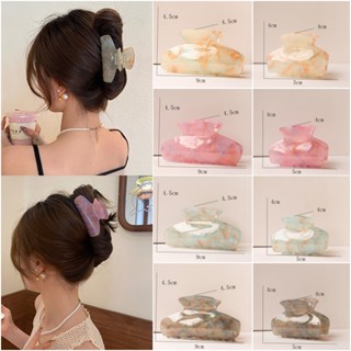 Hàn Quốc Bầu Trời Đầy Sao Kẹp Tóc Fine Long Lanh Acetic Acid Smudged Bắt Kẹp Tính Khí Tóc Nhẹ Nhàng Bắt Cá Mập Kẹp Mũ Đội Đầu