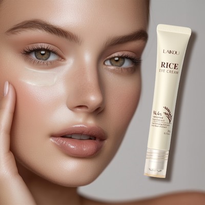 LAIKOU Rice Eye Cream Target Dry Lines Deep Hydrat hóa Giảm quầng thâm Nâng săn chắc 20g