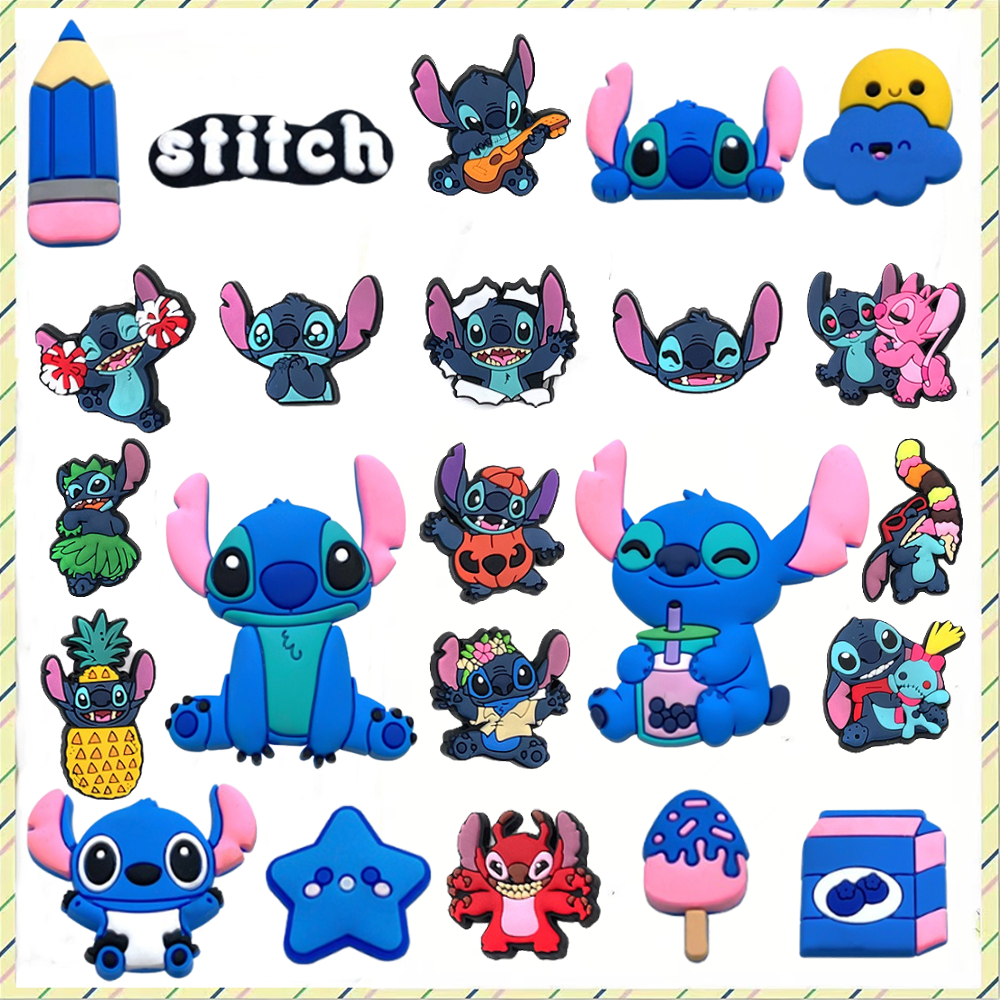 1 Chiếc Stitch Giày Quyến Rũ Chân Phụ Kiện Trang Trí Dép Khóa Dép Người Lớn Quà Tặng