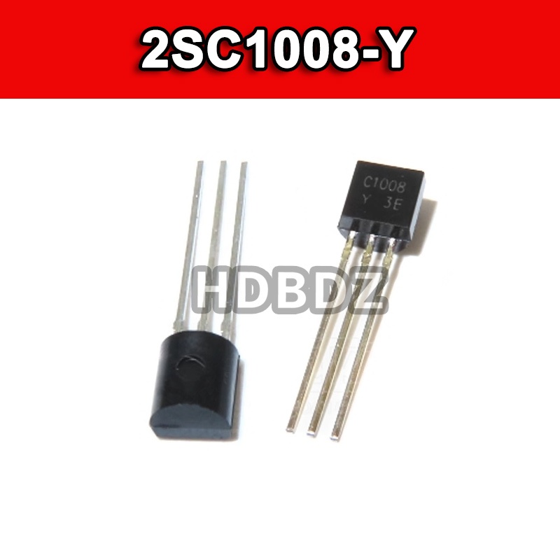 50~100PCS 2SC1008-Y TO-92 C1008 80V 0.7A 0.8W IC Triode