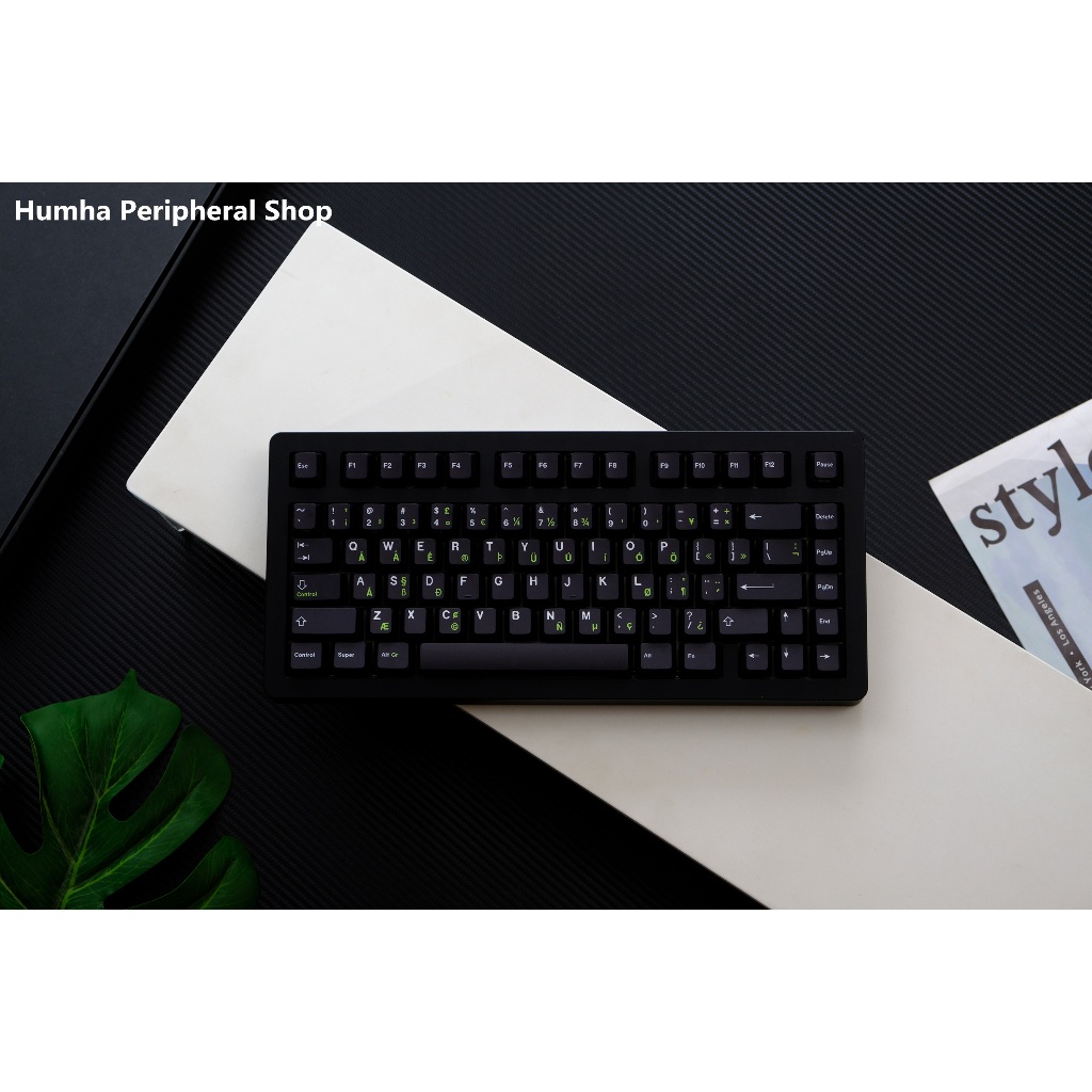 Humha Griseann keycap Chất liệu PBT Nhuộm-Sublimation Cherry profile Bàn phím cơ keycap Cá nhân keyc