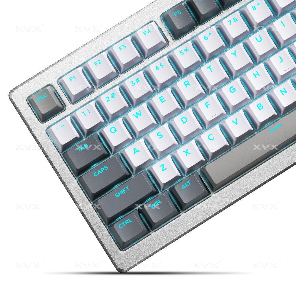 Dòng sản phẩm phối màu XVX Shine-Through Double-Shot Cherry Profile PBT Keycap 133 phím | BigBuy360 - bigbuy360.vn
