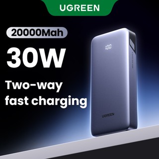 【 20000mAh 30W   Sạc di động UGREEN Sạc dự phòng 20000mAh 30W PD / PPS25W / QC / UFCS / FCP / SCP / AFC Sạc điện thoại di động Powerbank sạc nhanh với 4 đầu ra cho máy tính bảng iPhone Android