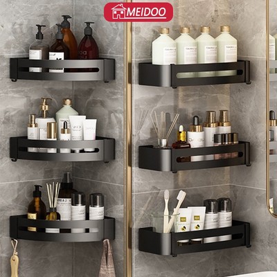 Kệ gắn góc tường MEIDOO đựng đồ đa năng tiện lợi cho phòng tắm